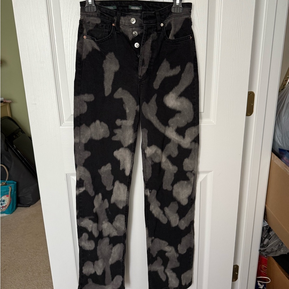 Wild Fable Black and Gray Patterned Women’s Jeans